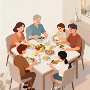 Zalety wspólnych posiłków